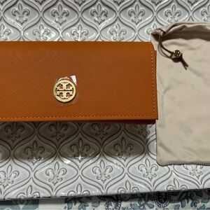 Tory Burch Orange Women's Eye Wear Case (glasses not included)